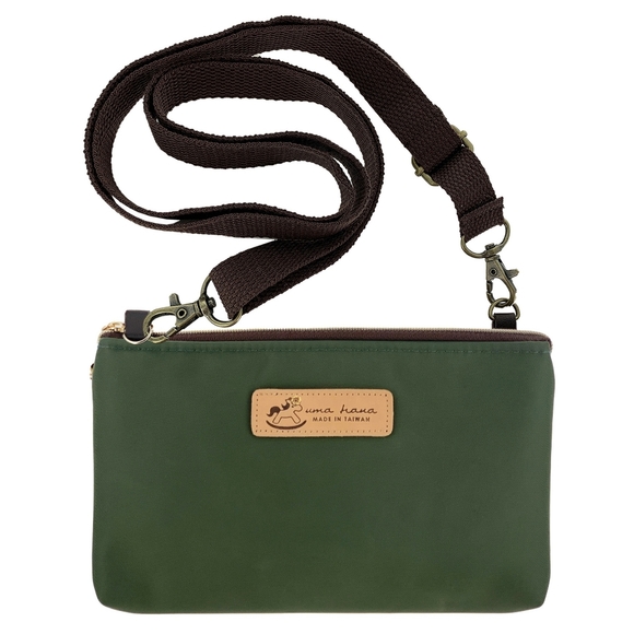 Uma Hana Handbags - Waterproof Green Crossbody Shoulder Phone Purse